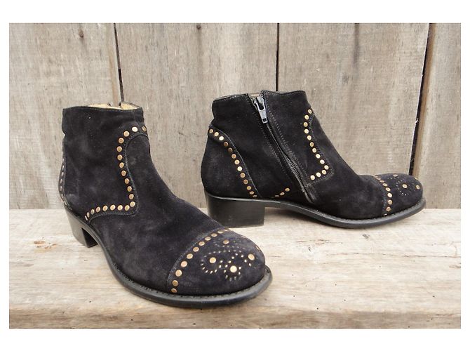 Botas Free Lance p 36 Negro - vista 2