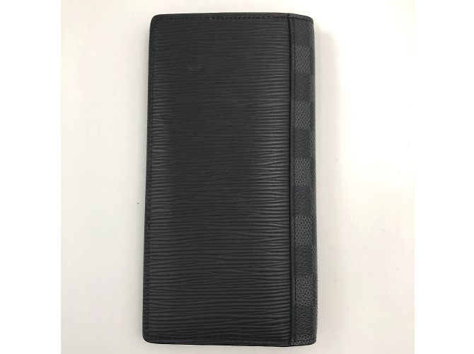 Louis Vuitton Monedero Epi Damier Grafito Brazza M67903 Negro - vista 3