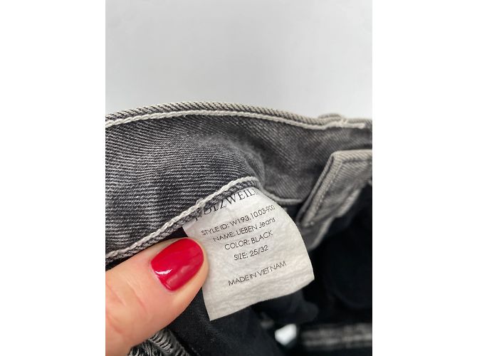 Autre Marque Jeans Holzweiler T.US 25 Denim - Jeans Gris - vista 4