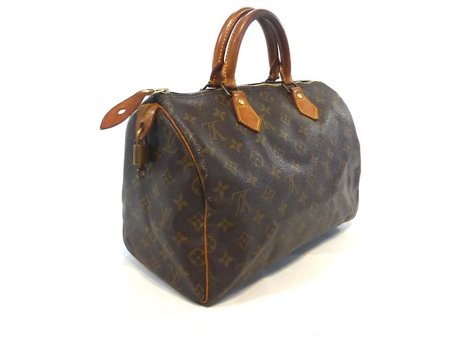 Louis Vuitton Speedy 30 Monogramma-VI1920 Marrone - vista 10