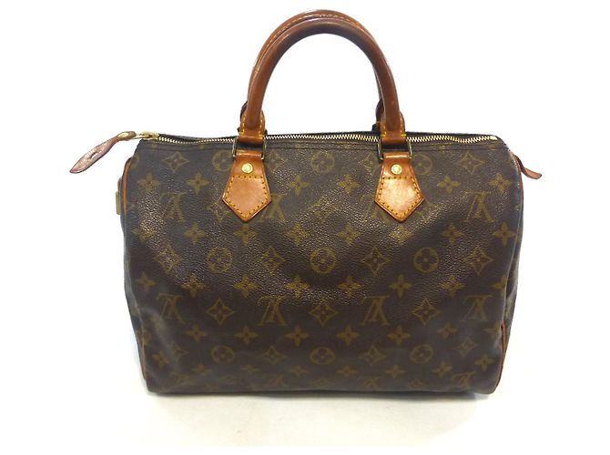 Louis Vuitton Speedy 30 Monogramma-VI1920 Marrone - vista 11