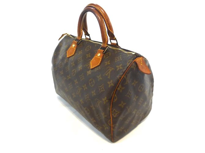 Louis Vuitton Speedy 30 Monogramma-VI1920 Marrone - vista 12