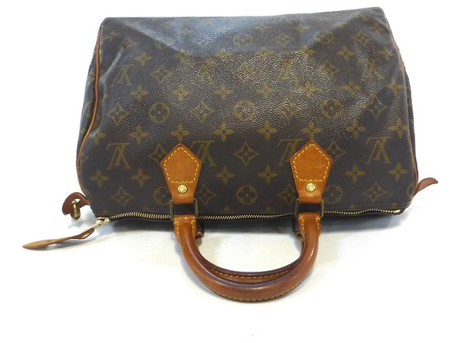 Louis Vuitton Speedy 30 Monogramma-VI1920 Marrone - vista 15