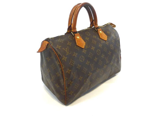 Louis Vuitton Speedy 30 Monogramma-VI1920 Marrone - vista 2