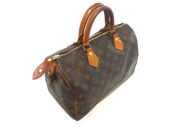 Louis Vuitton Speedy 30 Monogramma-VI1920 Marrone - vista 9