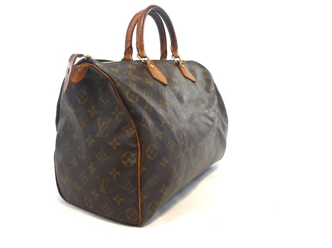 Louis Vuitton Speedy 35 Monogramma-VI0962 Marrone - vista 10