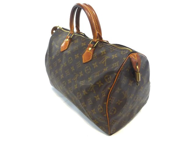 Louis Vuitton Speedy 35 Monogramma-VI0962 Marrone - vista 12
