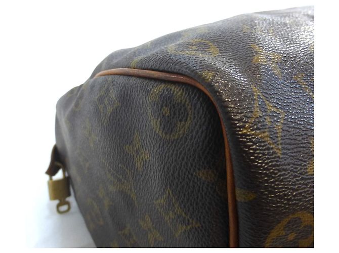 Louis Vuitton Speedy 35 Monogramma-VI0962 Marrone - vista 14