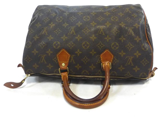 Louis Vuitton Speedy 35 Monogramma-VI0962 Marrone - vista 15