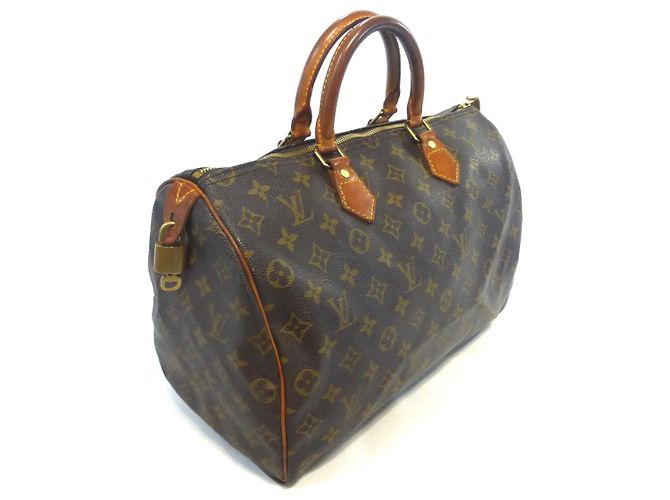 Louis Vuitton Speedy 35 Monogramma-VI0962 Marrone - vista 2