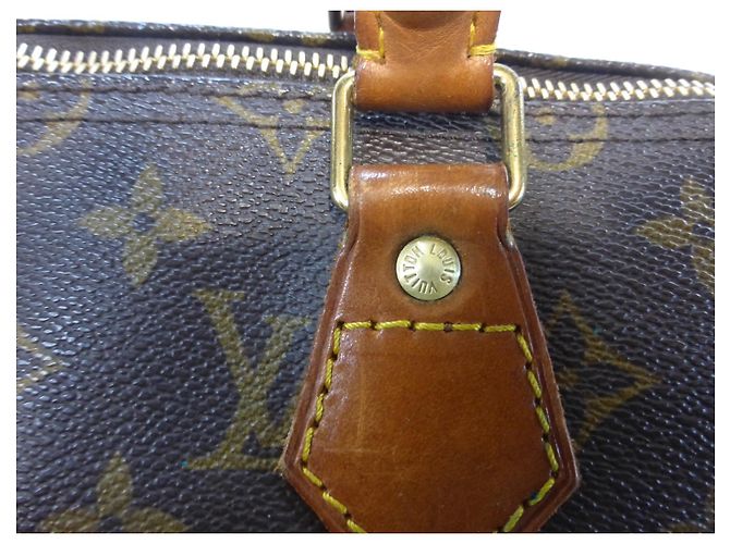 Louis Vuitton Speedy 35 Monogramma-VI0962 Marrone - vista 6