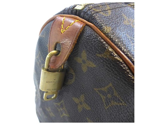 Louis Vuitton Speedy 35 Monogramma-VI0962 Marrone - vista 7