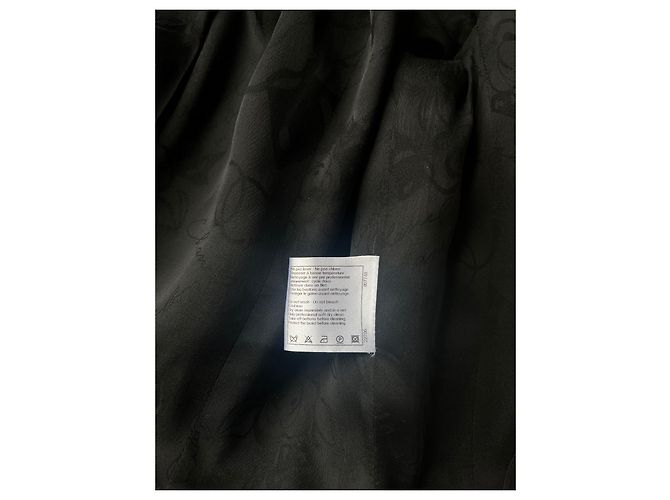 Chanel black wool jacket with braided edges - view 8