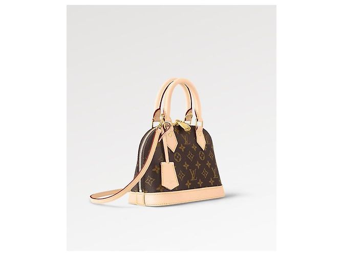 Borsa Louis Vuitton Alma BB Monogram Canvas Marrone - vista 2