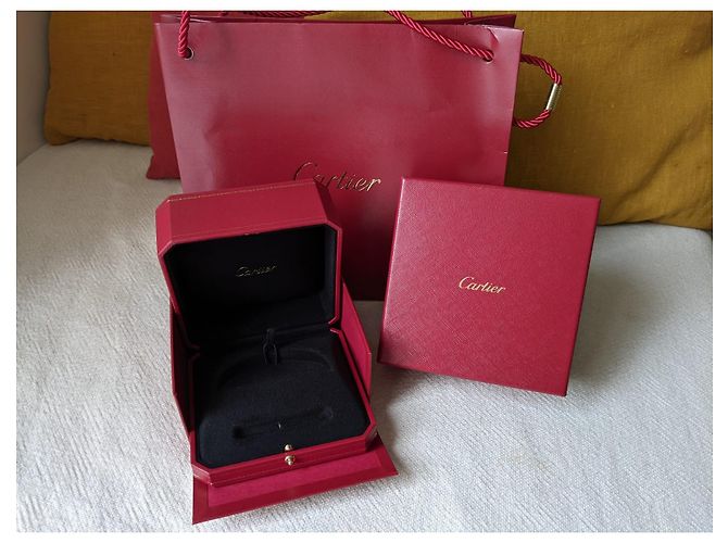 Cartier Caja y bolsa de papel forrada con brazalete Authentic Love Bracelet - vista 2