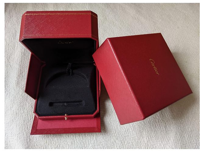 Cartier Caja y bolsa de papel forrada con brazalete Authentic Love Bracelet - vista 6