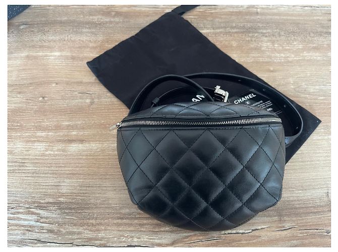 Marsupio Chanel Uniforme Nero - vista 4