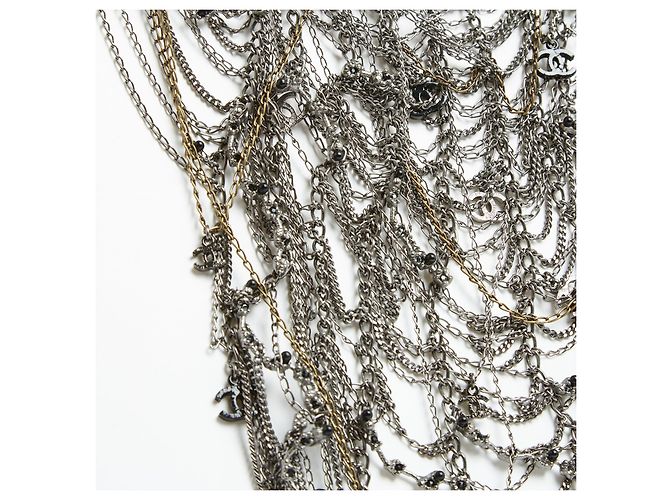 Chanel 11P MAXI-KETTENHALSKETTE BRUST Silber - Ansicht 4