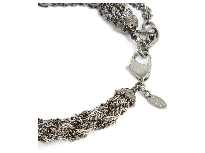 Chanel 11P MAXI-KETTENHALSKETTE BRUST Silber - Ansicht 5