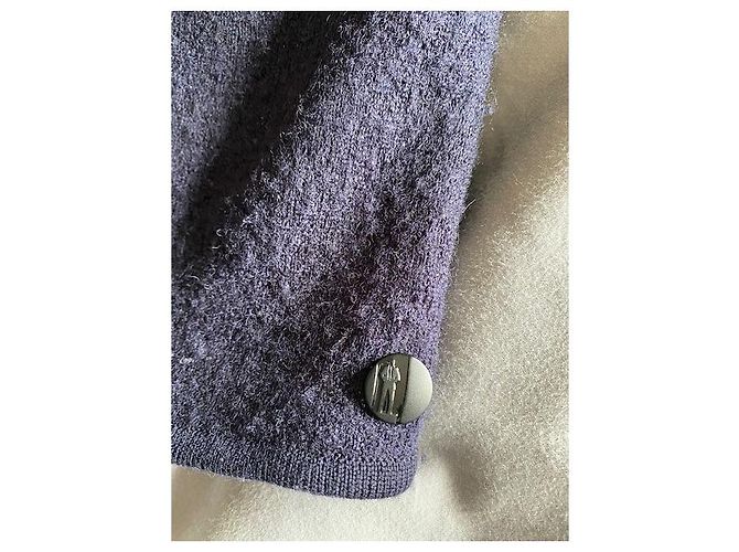 Karl Lagerfeld Ärmellose Strickjacke Marineblau - Ansicht 10