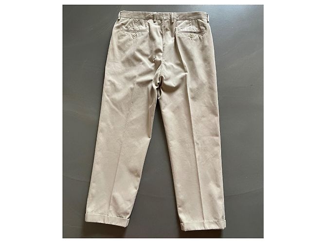 Hose aus Baumwolltwill Beige Brunello Cucinelli T. 54 IT - Ansicht 10