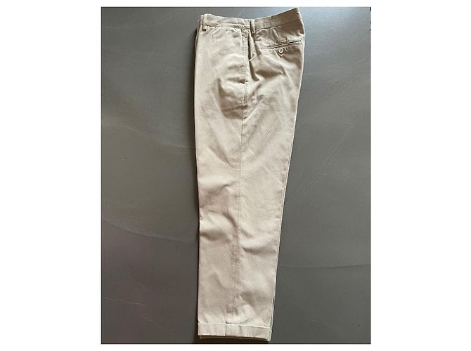 Hose aus Baumwolltwill Beige Brunello Cucinelli T. 54 IT - Ansicht 8