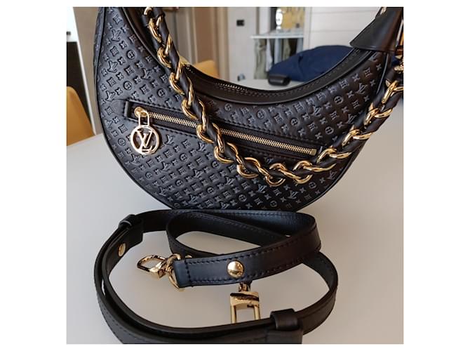 Looping Borsa Louis Vuitton Loop in pelle Nero - vista 2