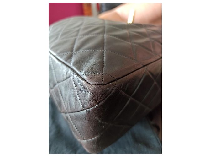 Chanel Timeless Vintage schwarze Tasche - Ansicht 12