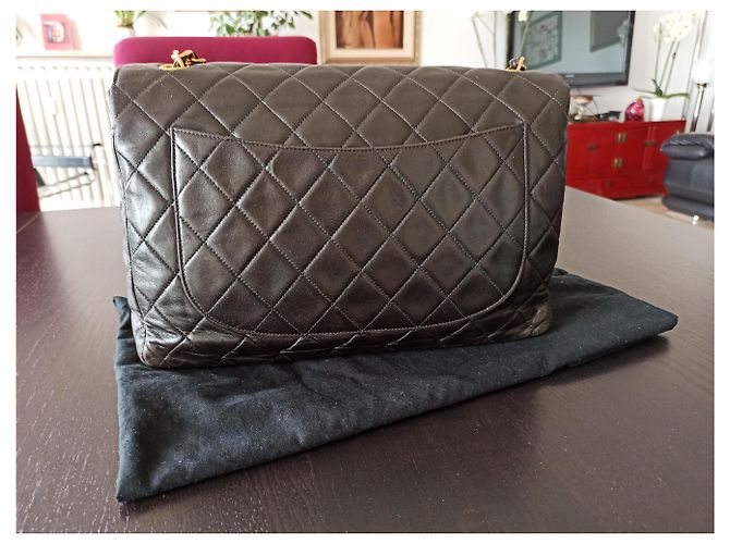 Chanel Timeless Vintage schwarze Tasche - Ansicht 14