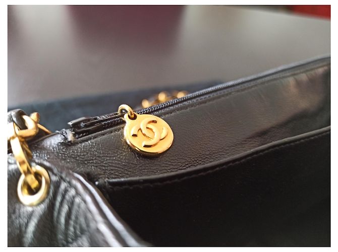Chanel Timeless Vintage schwarze Tasche - Ansicht 16