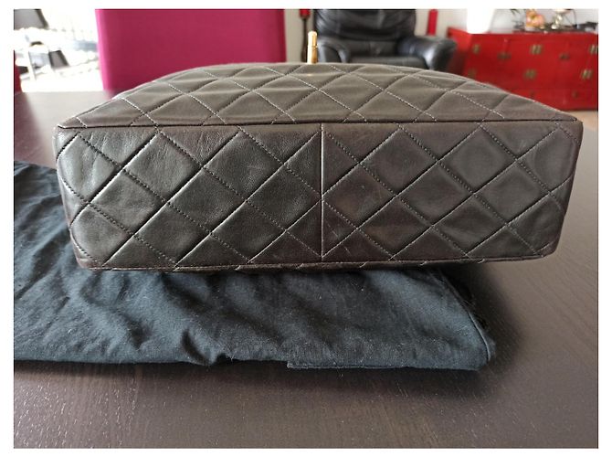 Chanel Timeless Vintage schwarze Tasche - Ansicht 2