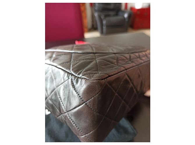 Chanel Timeless Vintage schwarze Tasche - Ansicht 6