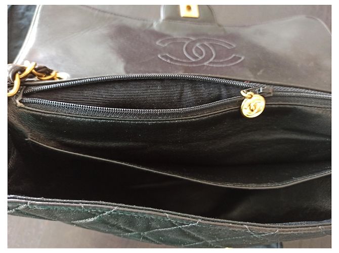 Chanel Timeless Vintage schwarze Tasche - Ansicht 8