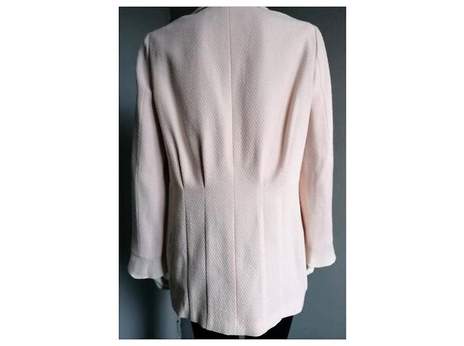 Chanel Pink Vintage Redingote Jacke - Ansicht 2
