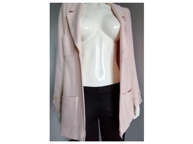 Chanel Pink Vintage Redingote Jacke - Ansicht 3