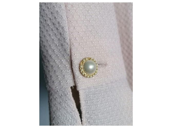 Chanel Pink Vintage Redingote Jacke - Ansicht 9