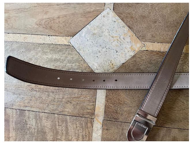Autre Marque Cintura bordeaux in coccodrillo T.85-90 Bordò - vista 4