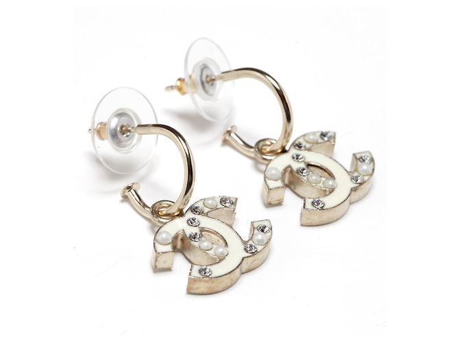 Chanel CC DIAMANTEN UND PERLEN Golden - Ansicht 3