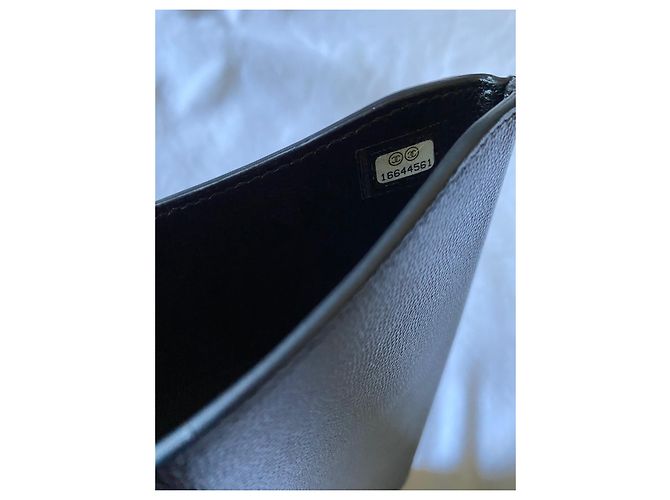 Porta iPad Chanel in Pelle Nero - vista 5