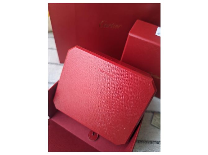 Cartier Kleine Schmuckschatulle mit Papiertüte Rot - Ansicht 4