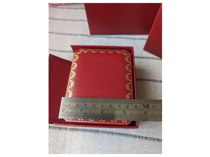Cartier Kleine Schmuckschatulle mit Papiertüte Rot - Ansicht 5