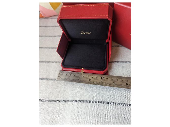 Cartier Kleine Schmuckschatulle mit Papiertüte Rot - Ansicht 6