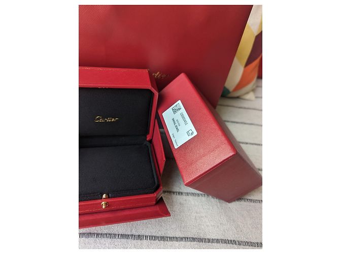 Cartier Kleine Schmuckschatulle mit Papiertüte Rot - Ansicht 9