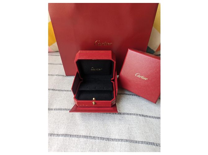 Cartier Kleine Schmuckschatulle mit Papiertüte Rot - Ansicht 2