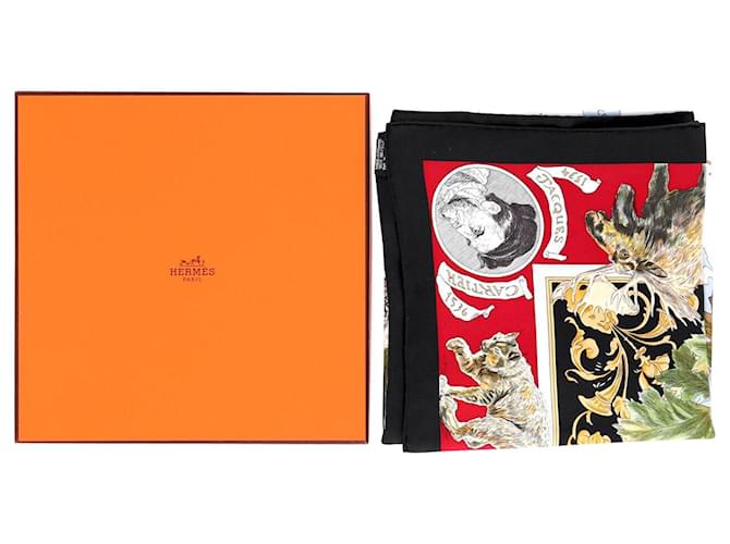 Foulard Le Canada di Hermès Samuel De Champlain 90 in Seta Multicolore - vista 6