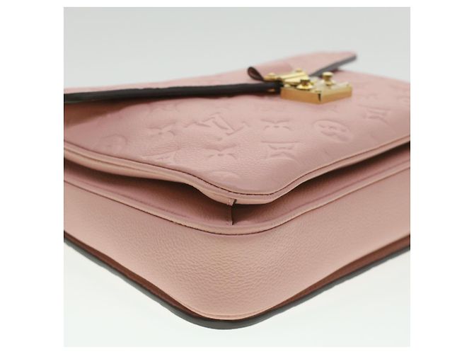 LOUIS VUITTON Empreinte Pochette Metis MM Hand Bag 2way Pink M44018 LV Auth S106 - view 14