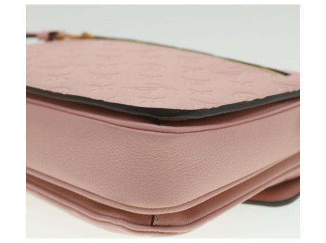 LOUIS VUITTON Empreinte Pochette Metis MM Hand Bag 2way Pink M44018 LV Auth S106 - view 15