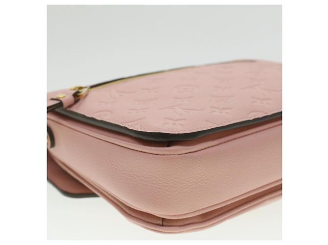 LOUIS VUITTON Empreinte Pochette Metis MM Hand Bag 2way Pink M44018 LV Auth S106 - view 16
