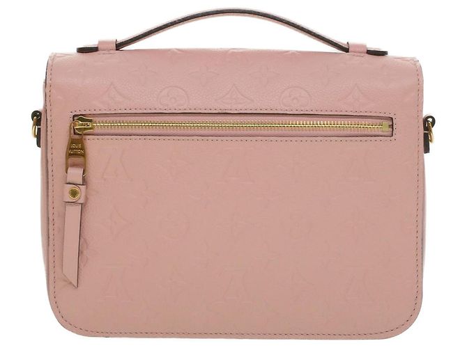 LOUIS VUITTON Empreinte Pochette Metis MM Hand Bag 2way Pink M44018 LV Auth S106 - view 2