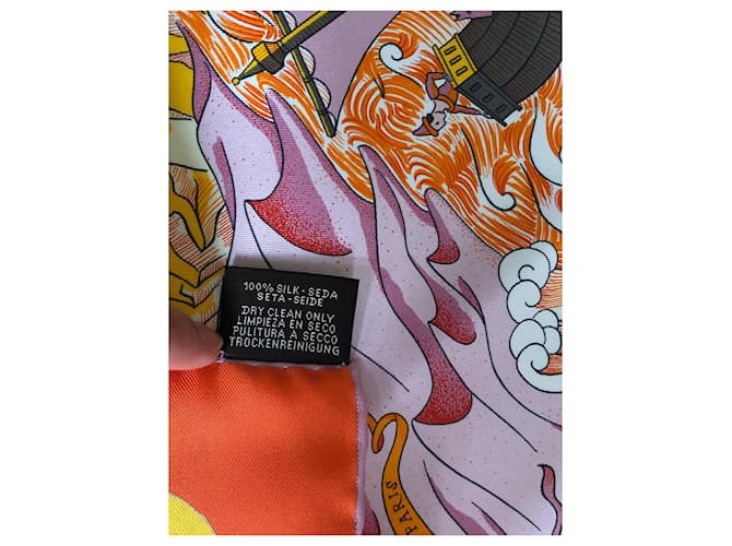 Hermès Cosmografia universale Rosa Arancione - vista 10